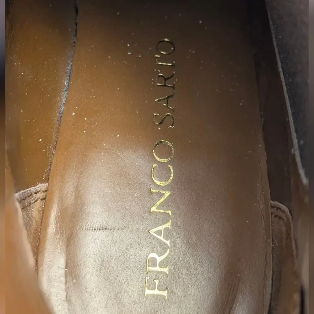 Franco Sarto Quinne Ankle Boots GUC $130 Size 7.5M   S3807